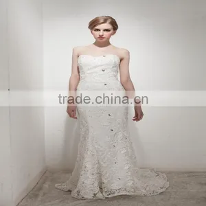 New Style Elegantsling With Lace Wedding Dress A-Line Sweetheart Neckline Lace Wedding Dress AS304 thumbnail-1