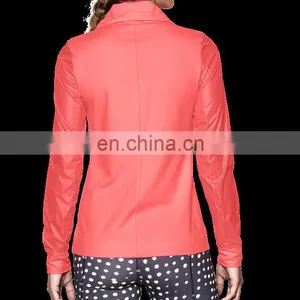 2016 Ladies Grey Satin Polyester Yoga Jacket thumbnail-2