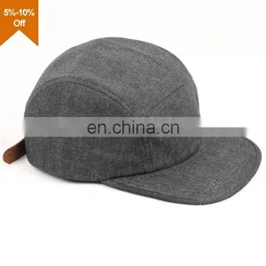 5 Panel Hat With Cork Wood Brim thumbnail-1