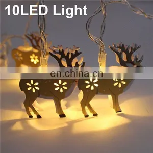 10 LED Christmas Deer Decoration Lamp ,Battery Operated String Lights,Christmas Home Decoration thumbnail-1