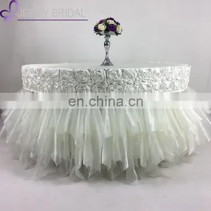 TC121E Round Outdoor Banquet Party Table Cover Wedding Decoration thumbnail-5