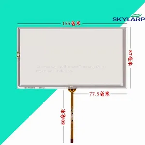 6.2''inch Touchscreen for Hsd062idw1 TM062RDH01 Automotive In-car Panel DVD Navigation GPS LCD Touch Panel Glass 155*87m thumbnail-1