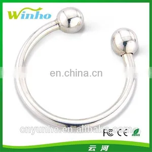 Silver Two Ball Keyring thumbnail-1