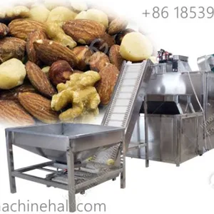 High Effiency Cashew Nut Processing Equipment for Sale/ Cashew Nut Roaster Machine Supplier thumbnail-1