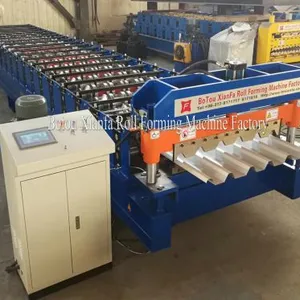 Special Thin Aluminium Roofing Tile Forming Machine thumbnail-1