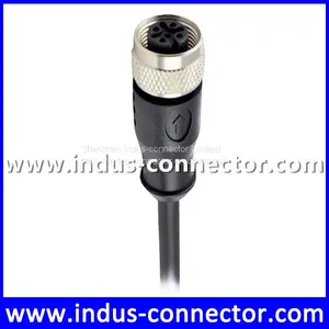 CE ROHS Certificate M12 3 Pin Female PVC Assembly Cable thumbnail-3