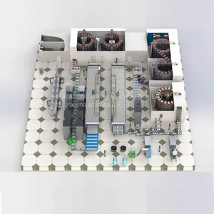 Food Line Toast Bread Loaf Slicer Bread Making Machine Automatic Bread Producing Line thumbnail-1