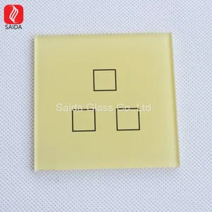 Cusotmized Design 1 Gang 1 Way 3 Gang 3 Way Touch Sensitive Toughened Glass Plates thumbnail-5