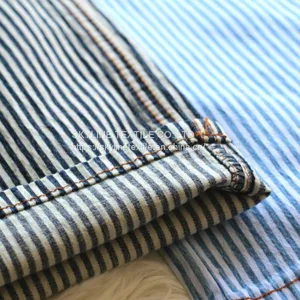 Light Weight Cotton Spandex Stripe Twill Light Weight Stripe Twill Supplier Soft Handfeel Stripe Twill thumbnail-1