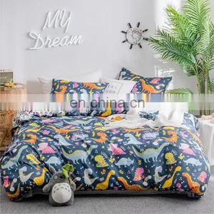 Korean Queen King Size 3D 100% Polyester Printing Quilt Comforter Bedding Set Duvet Cover Set With Pillowcase thumbnail-4