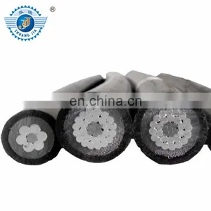AL-steel/XLPE ABC Light Type Cable Electrical Cable Wire JKLV/JKYJ 33kv Overhead ABC Cable thumbnail-1