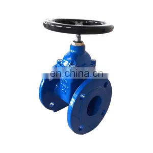 DIN Standard DIN3352 F4 Ductile Cast Iron Ggg50 PN16 DN80 Non Rising Stem Flange Gate Valve With Handwheel thumbnail-2