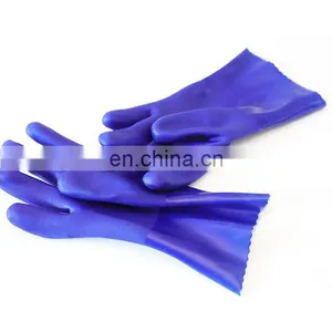 Heavy Duty Oil Chemical Resistant Water Proof Long Sleeve Industrial Gloves thumbnail-5