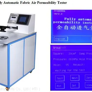 Fully Automatic Fabric Air Permeability Tester,Textile Air Permeability Testing Machine thumbnail-1