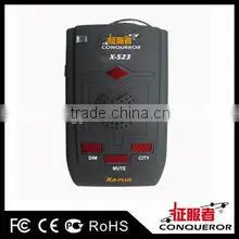 Conqueror Radar Detector Test X 523/ Car Radar Detector/Portable RD X523/ Road Safety Guard thumbnail-1
