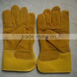 AB Grade Cow Split Leather Working Gloves, Winter Safety Gloves With CE Standard thumbnail-1