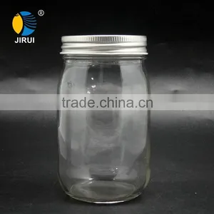 Wholesale 450ml High Quality Glass Jar Glass Mason Jar With Tin Lid thumbnail-1