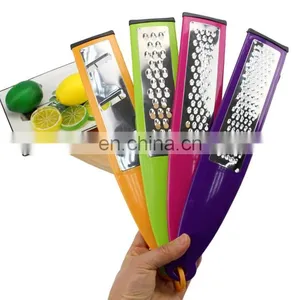 High Quality 4 Color Plastic Cheese Hand Grater, Different Pattern Soft Grip Handle Grater thumbnail-5