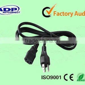 USA Type UL Certified 2 Pin/3 Pin Plug AC Power Cord thumbnail-1