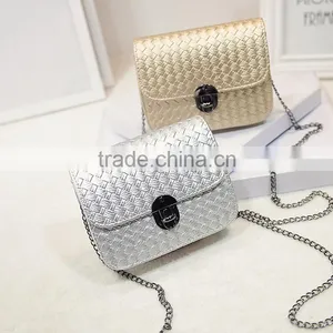 C89461A Wholesale Women Chain Woven Bags Shoulder Bags Lady Bags thumbnail-1