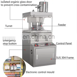 Automatic Medicine Bath Ball Tablet Press 35000pcs/h For Sale thumbnail-2
