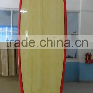 Round Nose Deck&bottom Bamboo SUP Paddle thumbnail-1