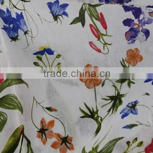 Print Linen Fabric Wholesale,women's Fashion Dress Fabric,100% Linen Fabric thumbnail-5