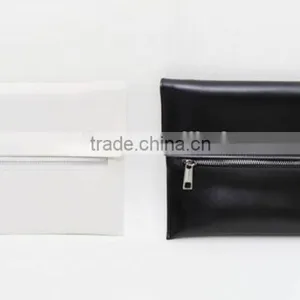 Pebbled Leather Women Small Envelope Clutch Bag ,leather Pouch 2016 thumbnail-2