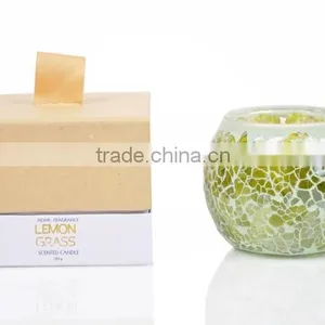 120g Soy Wax Scented Candle With Mosaic Bottle thumbnail-1