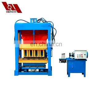 Interlocking Brick Machine Making/ Concrete Block Making Machine in Ghana QT4-25BH thumbnail-4