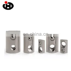High Quality JINGHONG Channel Spring Slot Aluminum Weld Nut thumbnail-1