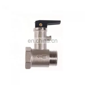 Electric and Solar Water Heater Brass Safety Valve 1/2