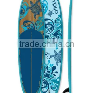 Epoxy Fibergalss Bamboo Sup Paddle Board With Eps Foam Core thumbnail-1