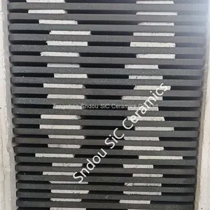 RSiC Slabs Kiln Shelves, Recrystallized Silicon Carbide Ceramic Slabs, RSiC Setters, RSiC Plates, Refractory SiC Ceramic Batts thumbnail-1