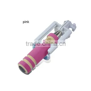 Fashion Colorful Mini Wired Selfie Stick Monopod With Cable Supplier's Choice thumbnail-4