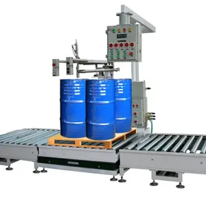 Large-Capacity 200L IBC Rocker Arm Chemical Liquid Filling Machine With Stainless Steel Construction for Lubricating Oil thumbnail-1