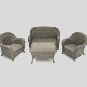 Guangzhou Factory OEM Forever Patio Modern All Weather Outdoor Patio Garden Furniture Aluminum Frame Wicker Garden Set thumbnail-4
