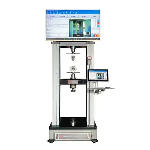 10kn - 100kn Universal Testing Machine, 2Ton 5Ton 10 Ton Plastic Rubber Steel Ropes Metal Material UTM Tensile Strength Tester thumbnail-6