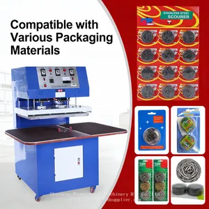 High Speed Automatic Blister Card Packaging Machine For Scourer Pack thumbnail-4