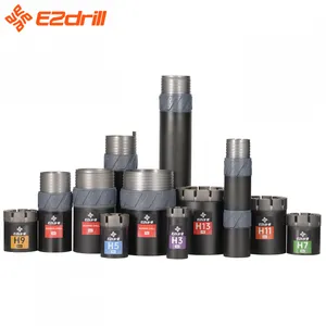 Ezdrill Aq/Nq/Bq/Hq/Pq/Hard Rock Mining Rock Coring Rig Diamond Impregnated Core Drill Bits thumbnail-1