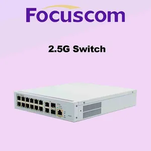 2.5G Enterprise Switch, L3 Managed 10G/25G Networking Switch With 10G RJ45 and 2x10G SFP+ Ports Switch Focuscom S5720-12M2H2X thumbnail-2