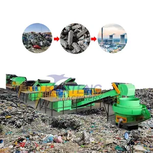 City Garbage Processing Equipment Waste Sorting Crushing RDF Production Line EPC thumbnail-1