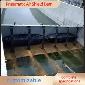Adjustable River Steel Dam Pneumatic Shield Water Blocking Weir For Ecological Regulation thumbnail-2