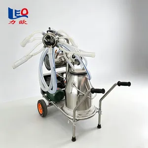 Stable Pulsation Stainless Steel Milking Machine For Individual Cattle Sheep Breeding thumbnail-1