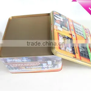 Square Biscuit Tin Box thumbnail-2