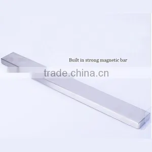 Factory Full Stainless Steel Magnetic Strong Power Magnetic Knife Holder With Bar for Kitchen thumbnail-6