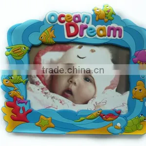 Photo Frame 2015 Hot Sale Lovely 3D Soft Rubber Pvc Photo Frame thumbnail-5
