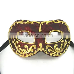 Manufacture Cheap Wholesale Plastic Halloween Party Face Mask Cheap Black Party Mask thumbnail-1