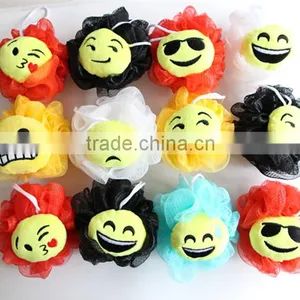 Baby Bath Sponge Funny Faces Ball thumbnail-1