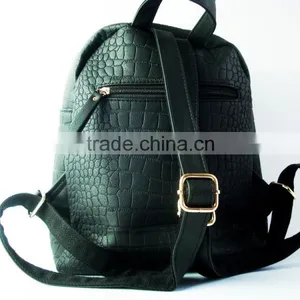 School Backpack And Fashionable Leather Bags PU Leather Backpack Bags Shoulder Bags For Unisex thumbnail-5